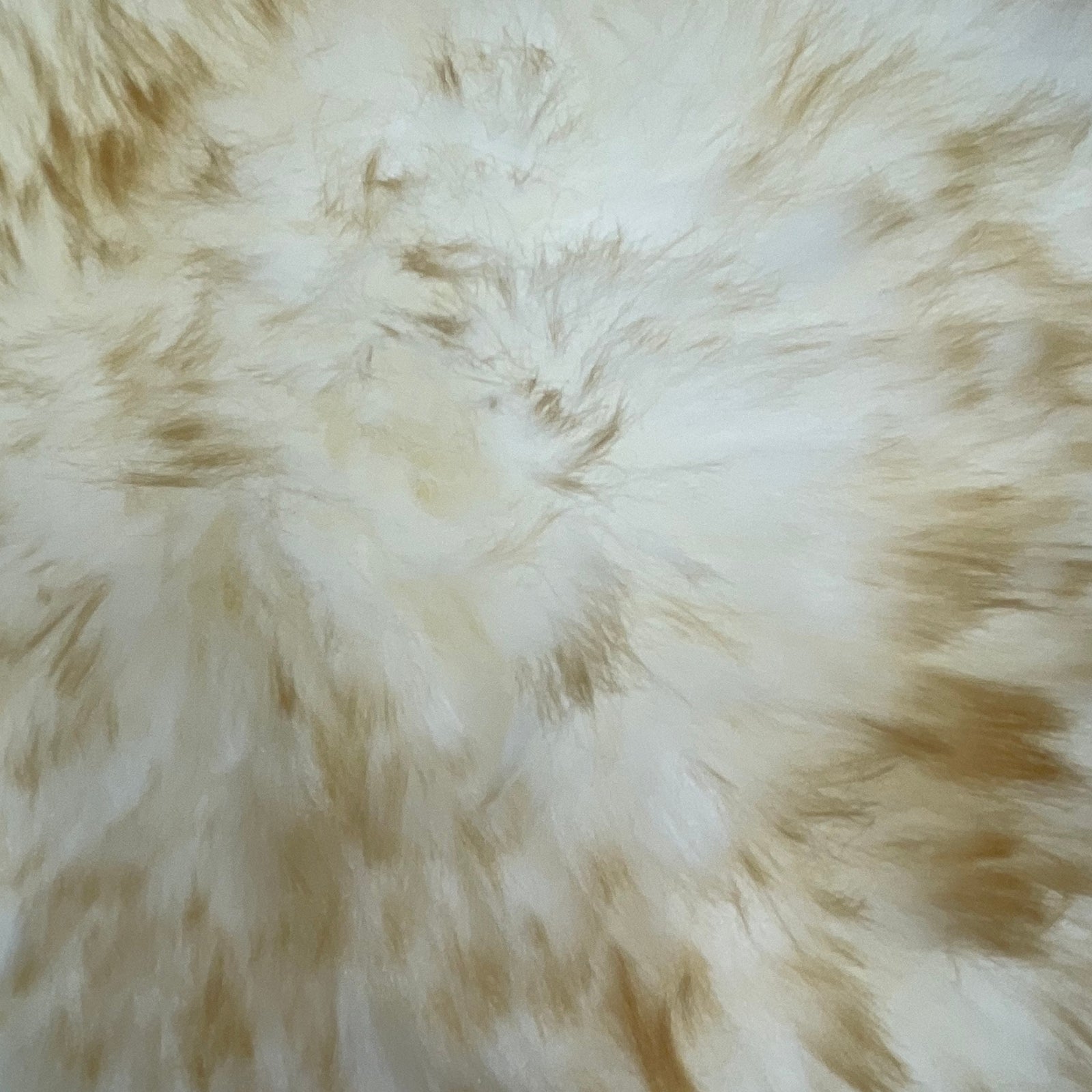 Soft and 100% natural sheepskin rug with natural, fluffy texture, showcasing premium quality craftsmanship and comfort for home decor.