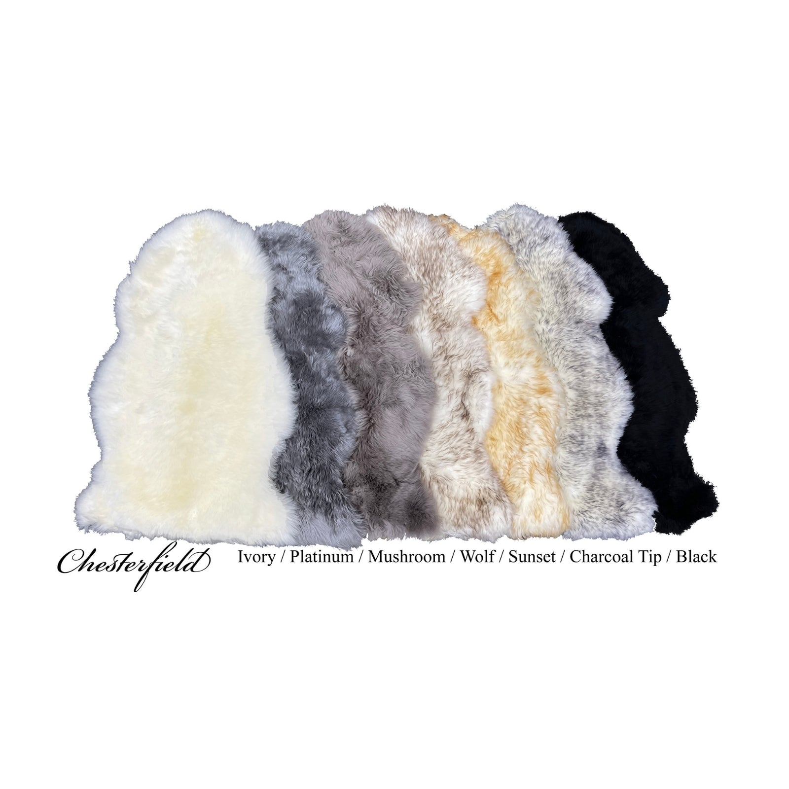 Soft and 100% natural sheepskin rug with natural, fluffy texture, showcasing premium quality craftsmanship and comfort for home decor.
