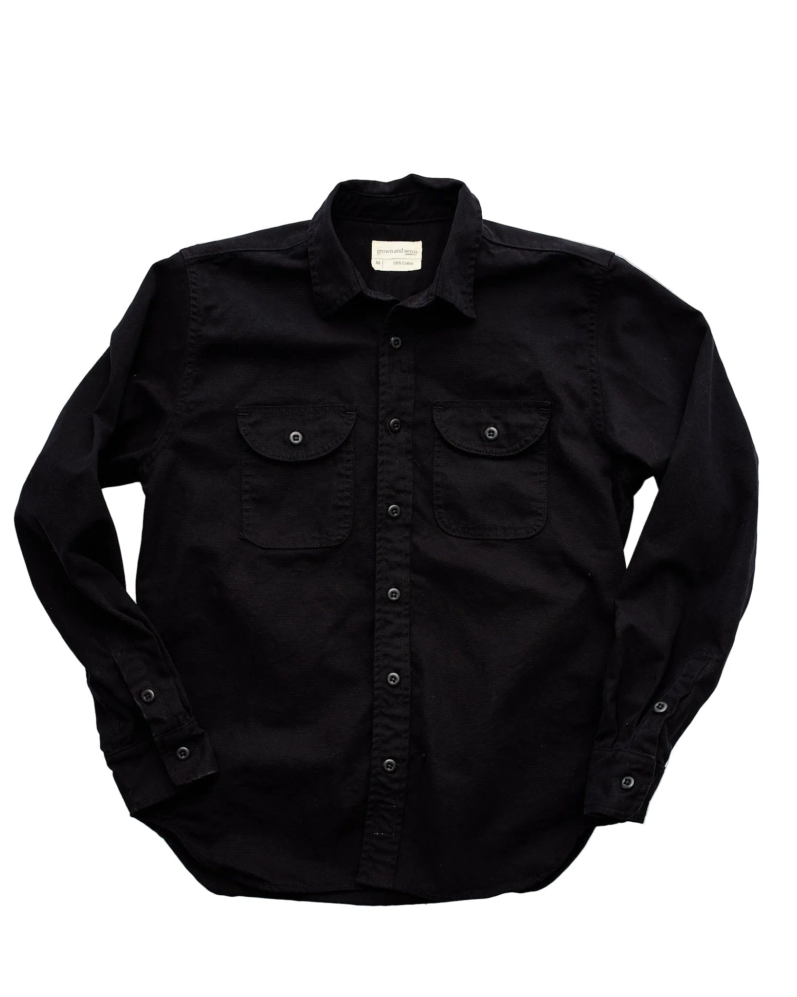 Walsh Work Shirt - 8 oz. Brushed Canvas - Black