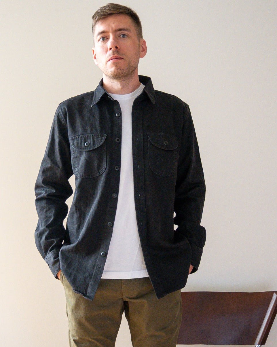 Walsh Work Shirt - 8 oz. Brushed Canvas - Black