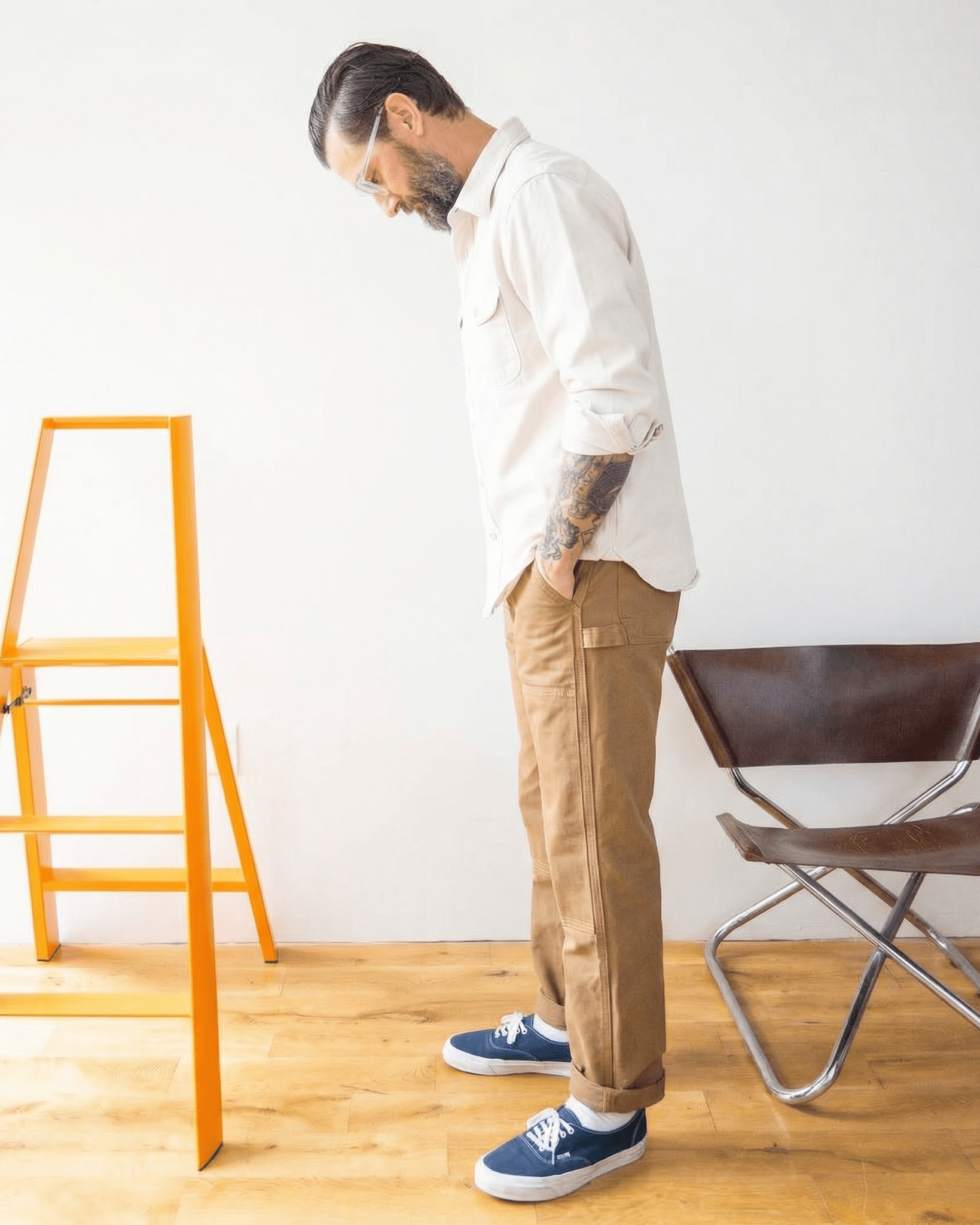 Walsh Work Shirt - 8 oz. Brushed Canvas - Natural